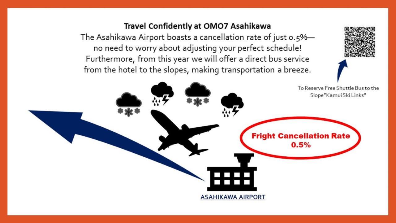 Omo7 Asahikawa By Hoshino Resorts Buitenkant foto Asahikawa Airport advertisement